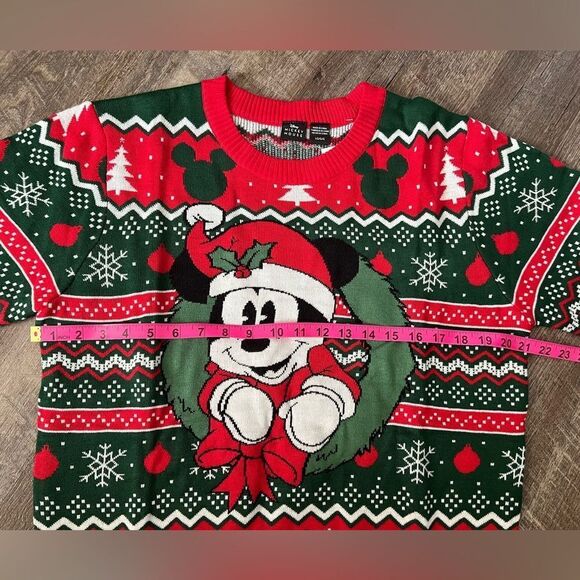 Disney's Mickey Mouse Ugly Christmas Sweater- Size Large - Picture 4 of 6